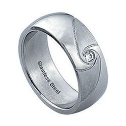Prsten z chirurgické oceli RSS26