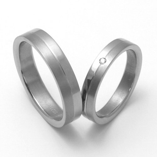 Pánský titanový snubní prsten TTN1801