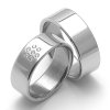 Dámský ocelový snubní prsten RZ08002