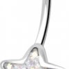 Piercing s krystaly Swarovski AXSTAR01-E