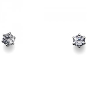 Náušnice s krystaly Swarovski Oliver Weber Brili Small 22364R