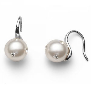 Náušnice s krystaly Swarovski Oliver Weber Pearl