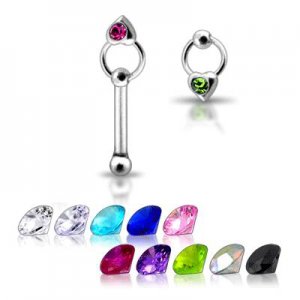 Stříbrný piercing do nosu N01039