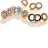 Stříbrné náušnice Hot Diamonds Emozioni Pianeta Clear DE402