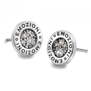 Stříbrné náušnice Hot Diamonds Emozioni Pianeta Clear DE402