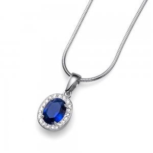 Přívěsek s krystaly Swarovski Oliver Weber Pure Blue 61109BLU