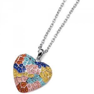 Přívěsek s krystaly Swarovski Oliver Weber Gaudi Heart 11605