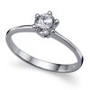 Stříbrný prsten s krystaly Swarovski Oliver Weber Brilliance 63215