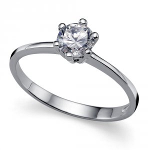 Stříbrný prsten s krystaly Swarovski Oliver Weber Brilliance 63215