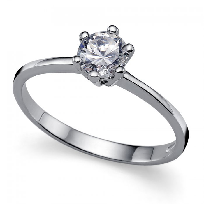 Stříbrný prsten s krystaly Swarovski Oliver Weber Brilliance 63215