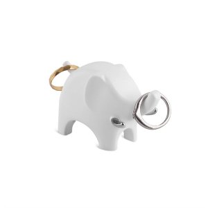 Malý stojan na prsteny Umbra Anigram Elephant - bílý