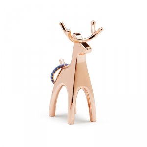 Malý stojan na prsteny Umbra Anigram Reindeer - měděný