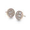 Stříbrné náušnice HOT DIAMONDS Emozioni Scintilla Rose Gold DE457