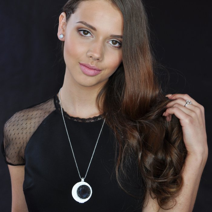 Stříbrný přívěsek Hot Diamonds Emozioni Luna Coin Keeper
