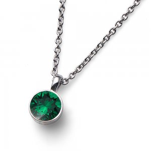 Přívěsek s krystaly Swarovski Oliver Weber Uno Emerald