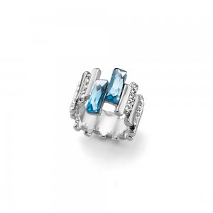 Prsten s krystaly Swarovski Oliver Weber Skyline