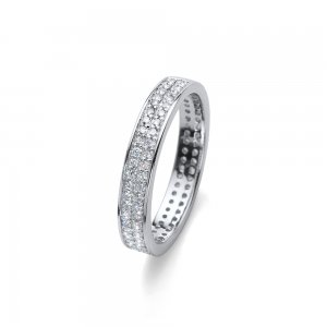 Stříbrný prsten se zirkony Swarovski Oliver Weber Tender Value