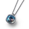 Náhrdelník s krystaly Swarovski Oliver Weber Chain Royal simple blue