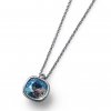 Náhrdelník s krystaly Swarovski Oliver Weber Chain Royal simple blue