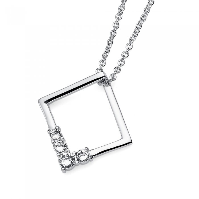 Přívěsek s krystaly Swarovski Oliver Weber Squary