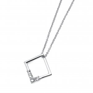 Přívěsek s krystaly Swarovski Oliver Weber Squary