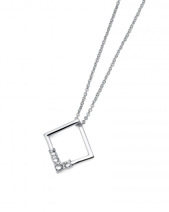 Přívěsek s krystaly Swarovski Oliver Weber Squary