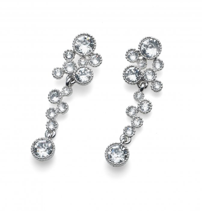 Náušnice s krystaly Swarovski Oliver Weber External crystal