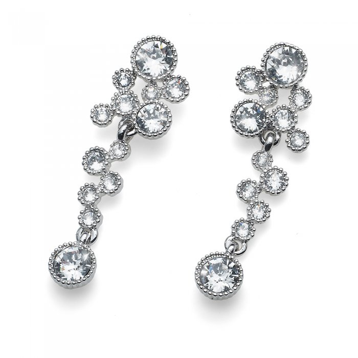 Náušnice s krystaly Swarovski Oliver Weber External crystal