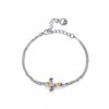 Náramek s krystaly Swarovski Oliver Weber Gaudi Croix multi