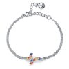 Náramek s krystaly Swarovski Oliver Weber Gaudi Croix multi