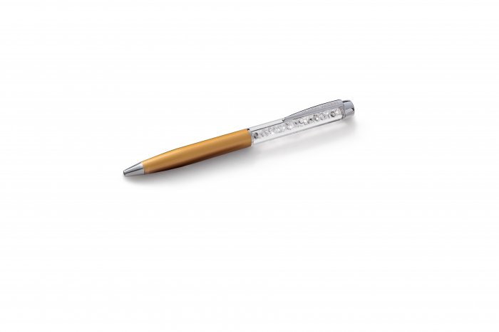 Pero s krystaly Swarovski Oliver Weber Crystal Luxury dorado