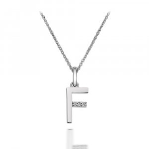 Přívěsek Hot Diamonds Micro F Clasic DP406