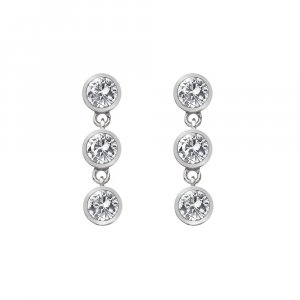 Stříbrné náušnice Hot Diamonds Willow DE585