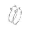 Stříbrné náušnice Hot Diamonds Hoops DE625