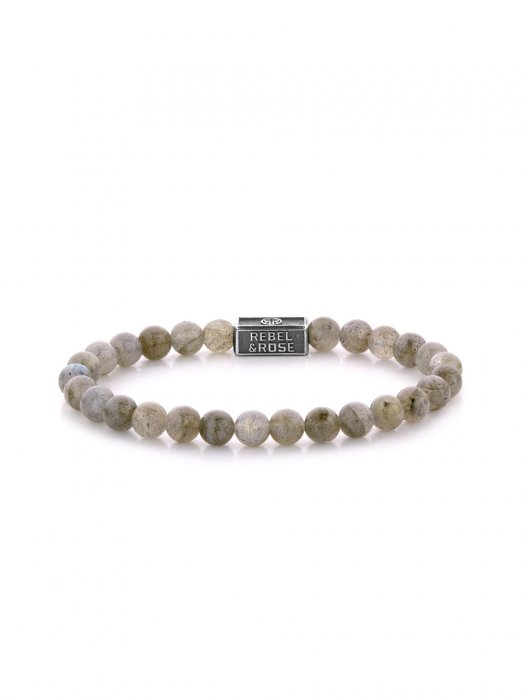 Dámský náramek Rebel & Rose Labradorite Shield 925 RR-6S005-S-S