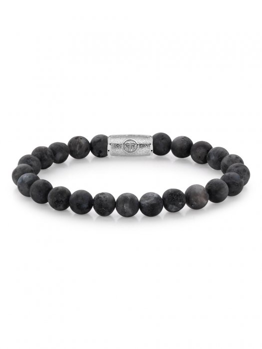 Pánský náramek Rebel & Rose Matt Grey Seduction RR-80025-S-M