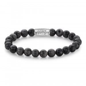 Pánský náramek Rebel & Rose Grey Seduction RR-80026-S-L