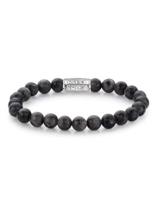 Pánský náramek Rebel & Rose Grey Seduction RR-80026-S-L