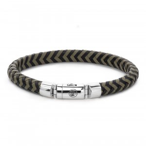 Pánský náramek Rebel & Rose Black-Olive RR-L0062-S-L