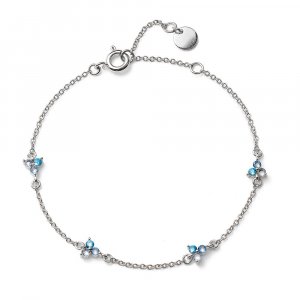Náramek se zirkony Oliver Weber Wispy RH CZ blue