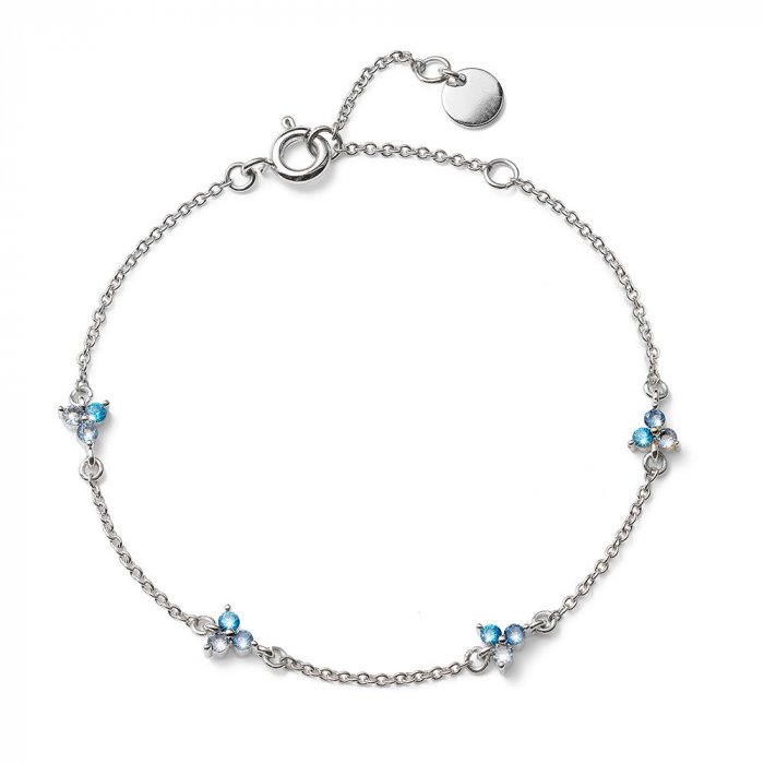 Náramek se zirkony Oliver Weber Wispy RH CZ blue