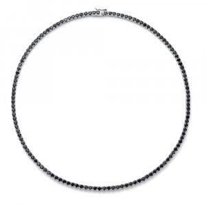 Stříbrný náhrdelník se zirkony Oliver Weber Classic WHI