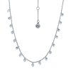 Stříbrný náhrdelník se zirkony Oliver Weber Benefit