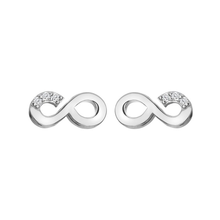 Stříbrné náušnice Hot Diamonds Much Loved DE731