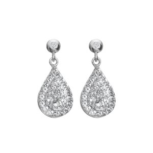Stříbrné náušnice Hot Diamonds Glimmer DE735