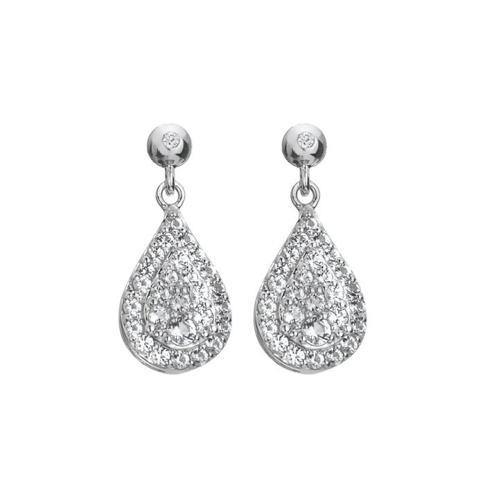 Stříbrné náušnice Hot Diamonds Glimmer DE735