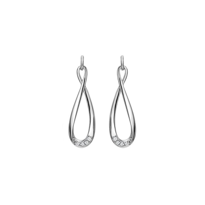Stříbrné náušnice Hot Diamonds Most Loved DE742