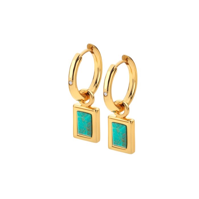 Stříbrné náušnice Hot Diamonds X Gemstones DE764