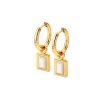Stříbrné náušnice Hot Diamonds X Gemstones DE765