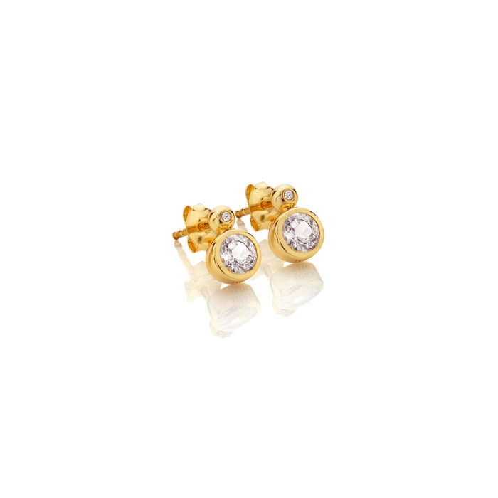 Stříbrné náušnice Hot Diamonds X Gemstones Droplet DE774